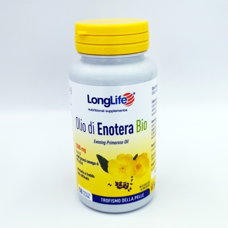 OLIO DI ENOTERA 1300 mg – Long Life – 50 perle